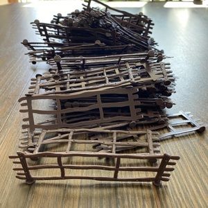 Lot Of Cake Decorating Brown Plastic Fences